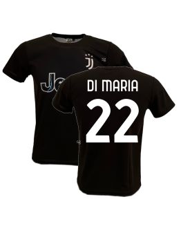 Maglia Juventus Di Maria 22 ufficiale replica 2022/2023 trasferta Away nera 